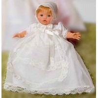 Кукла Мончи в крестильном платье  34 см Carmen Gonzalez